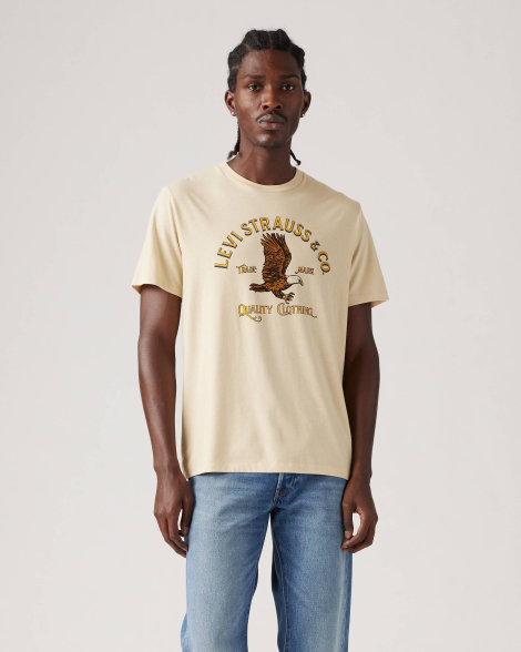 Футболка чоловіча Levi's 1159849611 (Бежевий M)