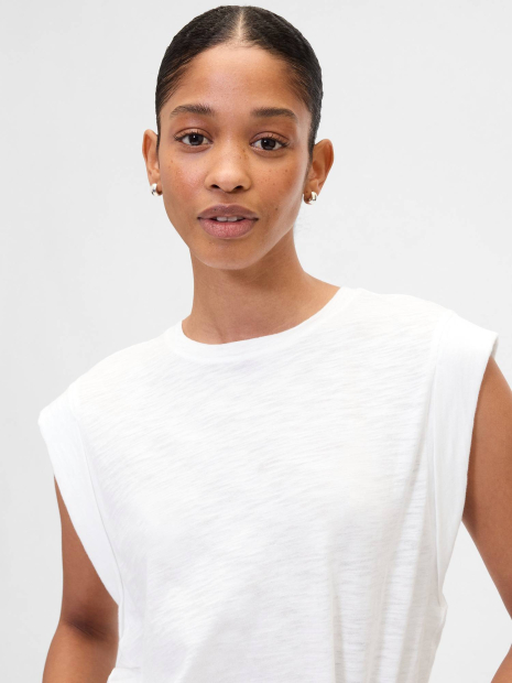 Женская футболка GAP 1159849642 (Белый S)