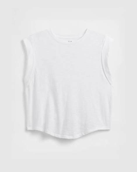 Женская футболка GAP 1159849642 (Белый S)