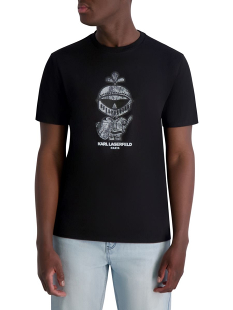 Жіноча футболка Karl Lagerfeld Paris з принтом 1159849656 (Чорний L)