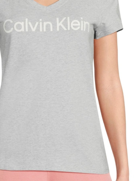 Женская футболка Calvin Klein с логотипом 1159849673 (Серый XS)