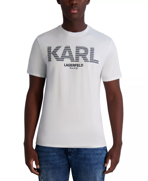 Жіноча футболка Karl Lagerfeld Paris з логотипом 1159849696 (Білий XXL)