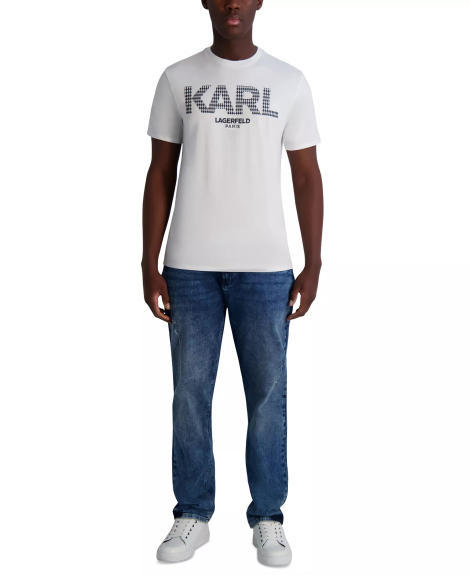 Жіноча футболка Karl Lagerfeld Paris з логотипом 1159849696 (Білий XXL)