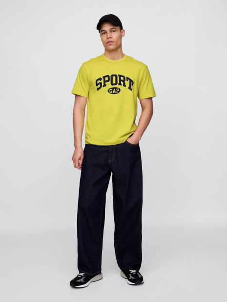 Футболка мужская GAP с принтом 1159849729 (Желтый L)