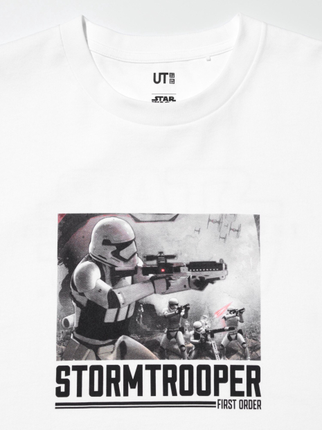 Футболка UNIQLO с принтом Star Wars 1159849965 (Белый S)