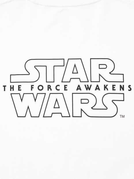 Футболка UNIQLO с принтом Star Wars 1159849965 (Белый S)