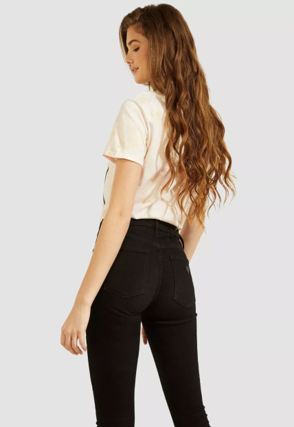 Женская яркая футболка тай-дай GUESS с принтом 1159850041 (Разные цвета XS)