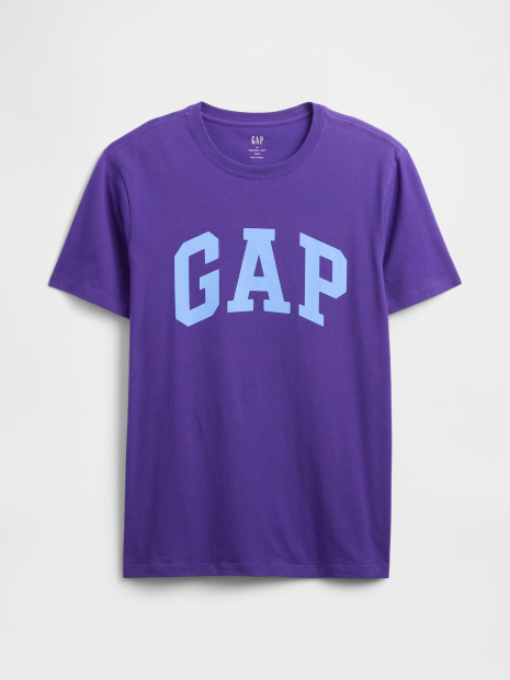 Футболка мужская GAP с логотипом 1159850145 (Фиолетовый L)