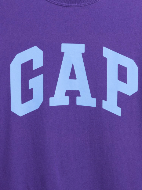 Футболка мужская GAP с логотипом 1159850145 (Фиолетовый L)