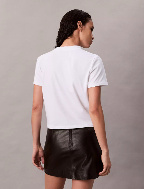 Жіноча футболка Calvin Klein з принтом 1159850173 (Білий XS)