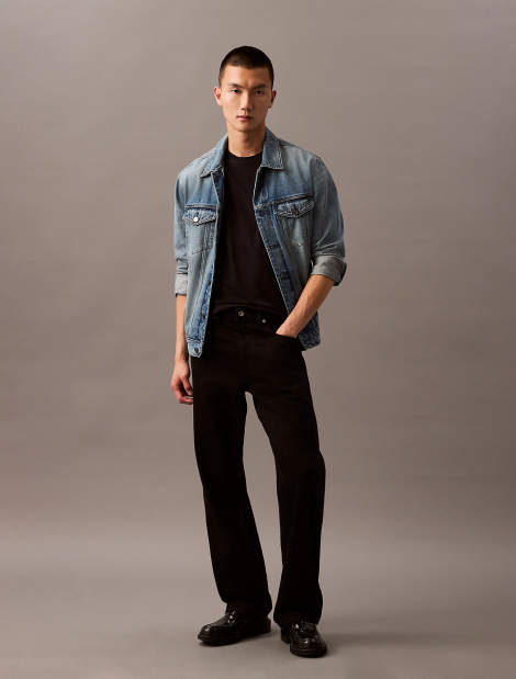 Мужская футболка Calvin Klein с логотипом 1159850248 (Черный S)