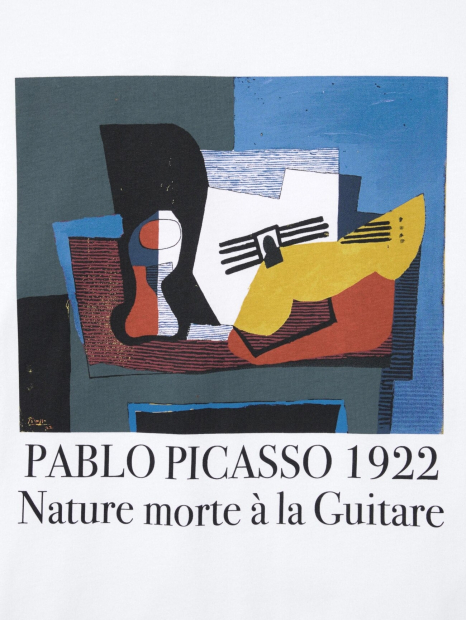 Футболка UNIQLO UT Graphic з принтом Pablo Picasso 1159850341 (Білий 3XL)