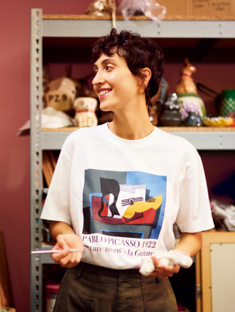 Футболка UNIQLO UT Graphic з принтом Pablo Picasso 1159850341 (Білий 3XL)