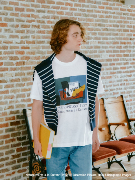 Футболка UNIQLO UT Graphic з принтом Pablo Picasso 1159850341 (Білий 3XL)