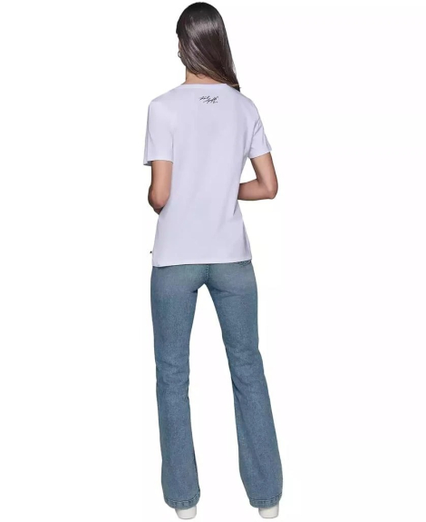 Жіноча футболка Karl Lagerfeld Paris зі стразами 1159850397 (Білий L)