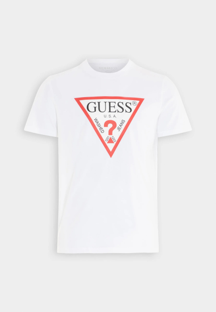 Чоловічі футболки Guess з логотипом 1159850566 (Білий L)