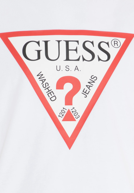 Чоловічі футболки Guess з логотипом 1159850566 (Білий L)