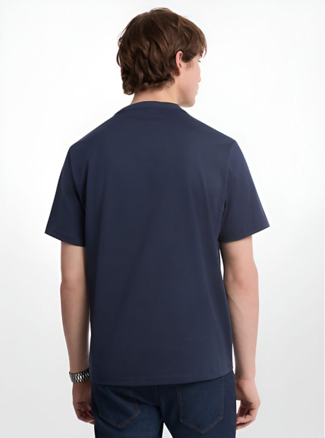 Майка чоловіча Michael Kors з принтом 1159850645 (Синій L)