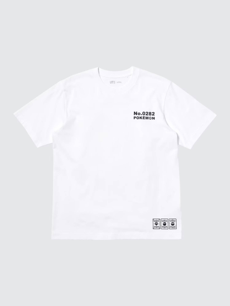 Футболка с рисунком Pokemon Gardevoir UNIQLO 1159850807 (Белый M)