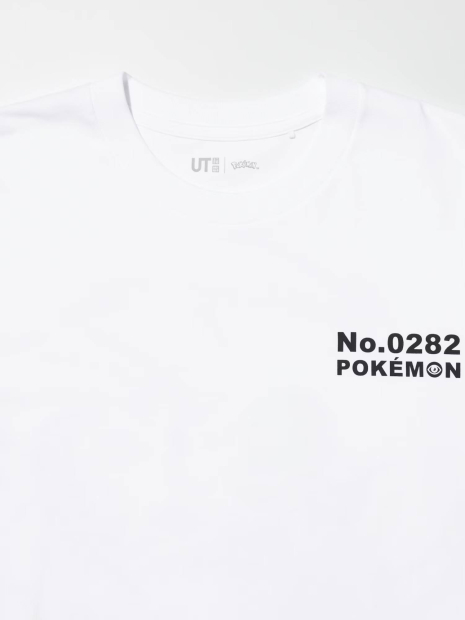 Футболка с рисунком Pokemon Gardevoir UNIQLO 1159850807 (Белый M)