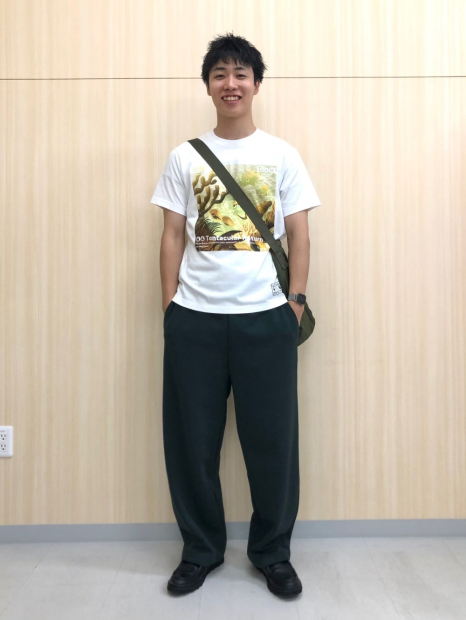 Футболка с рисунком Pokemon Omanyte UNIQLO 1159850808 (Белый M)