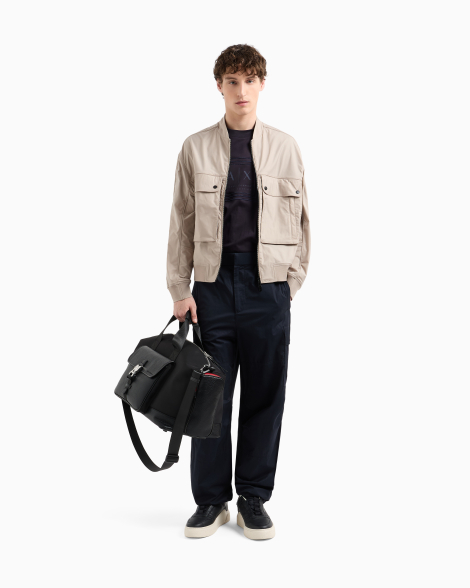 Футболка Armani Exchange с логотипом 1159850850 (Синий XL)