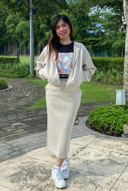 Футболка с принтом Labubu POP MART UT UNIQLO 1159851116 (Черный L)