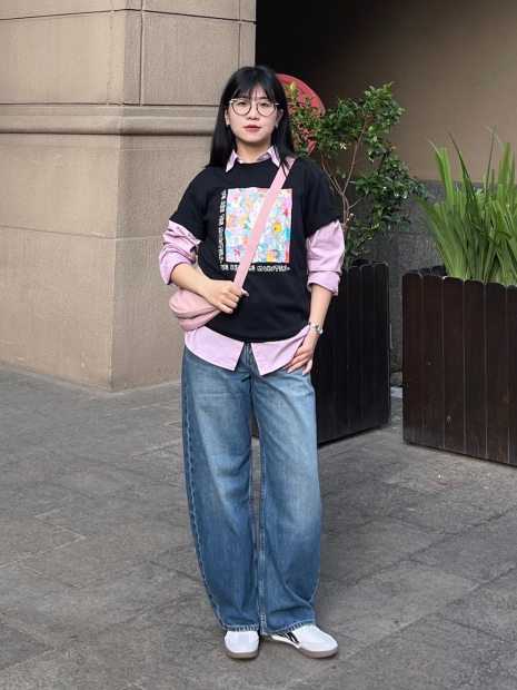 Футболка с принтом Labubu POP MART UT UNIQLO 1159851116 (Черный L)