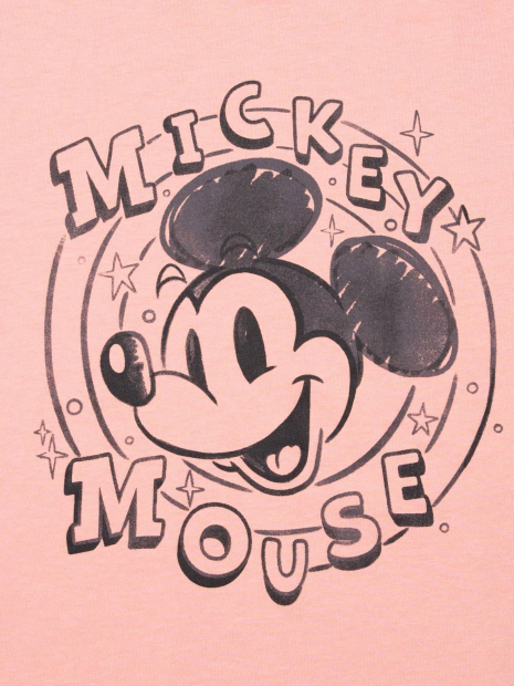 Футболка UNIQLO с Mickey Mouse Disney 1159851366 (Розовый 3XL)
