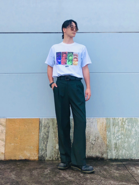 Футболка One Piece UNIQLO с принтом The New Four Emperors 1159851381 (Белый M)