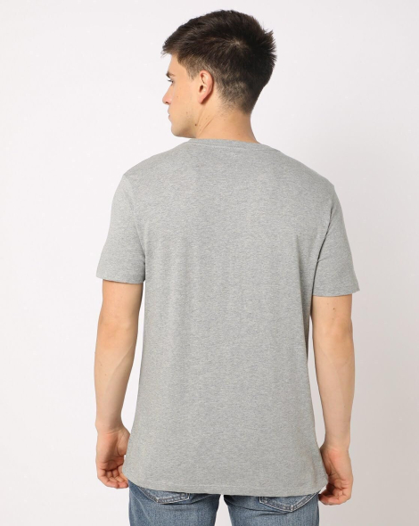 Футболка чоловіча GAP з логотипом 1159851414 (Сірий L)