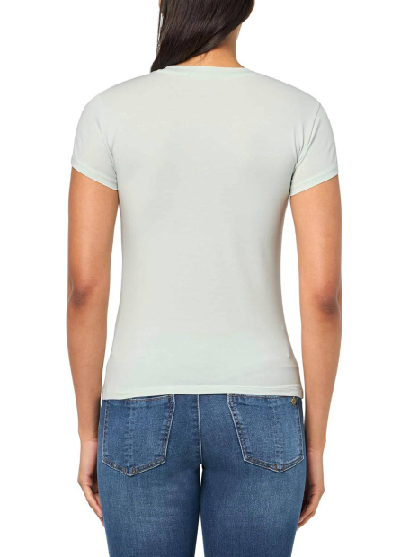 Женская футболка Armani Exchange со стразами 1159851555 (Зеленый L)