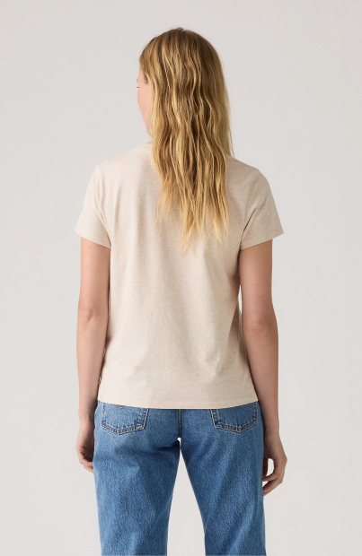 Женская футболка Levi's с рисунком 1159851666 (Бежевый S)