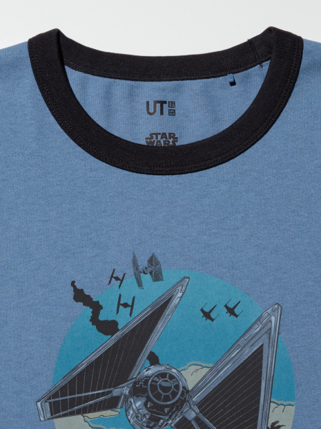 Футболка UNIQLO з принтом Star Wars 1159851759 (Синій XL)