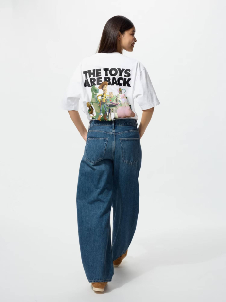 Футболка UNIQLO з принтом Toy Story 1159851816 (Білий S)