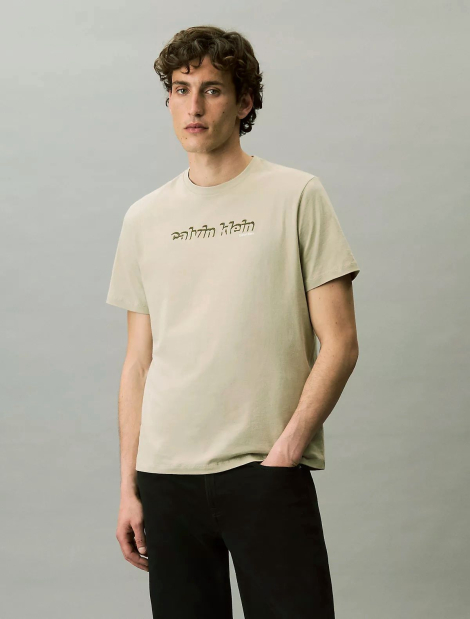 Чоловічі футболки з логотипом Calvin Klein 1159851883 (Зелений M)