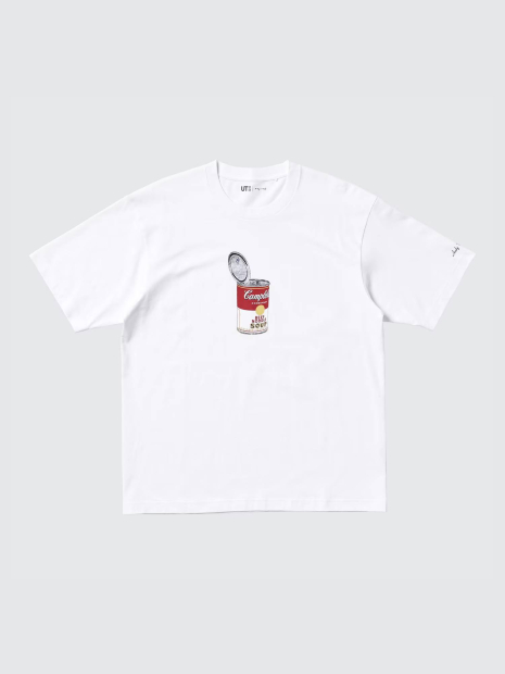 Футболка с принтом NY POP ART UT UNIQLO 1159851960 (Белый XXL)