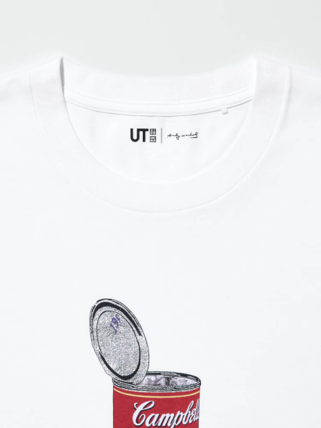 Футболка с принтом NY POP ART UT UNIQLO 1159851960 (Белый XXL)