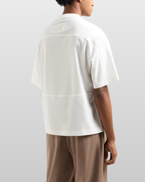 Мужская футболка Armani Exchange 1159852019 (Молочный M)