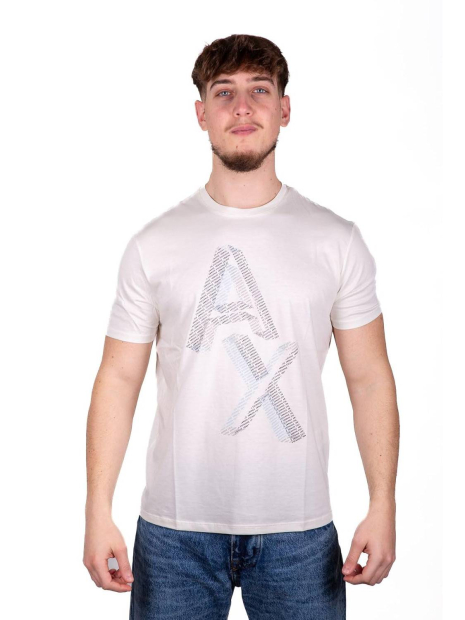 Футболка Armani Exchange с логотипом 1159852186 (Молочный XL)