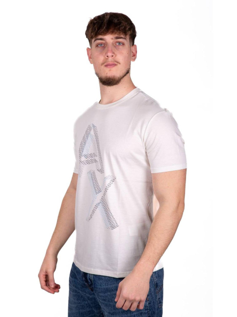 Футболка Armani Exchange с логотипом 1159852186 (Молочный XL)