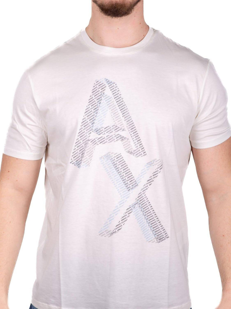 Футболка Armani Exchange с логотипом 1159852186 (Молочный XL)
