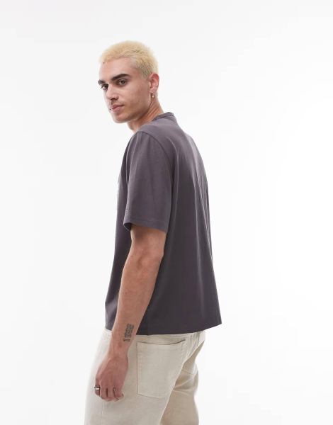 Чоловічі футболки з логотипом Tommy Hilfiger 1159852413 (Сірий M)