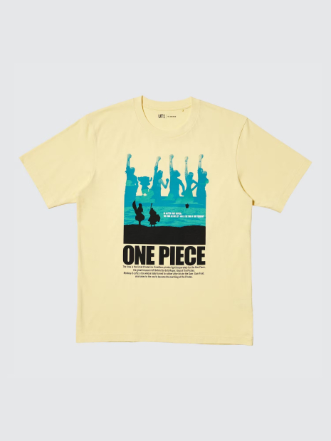 Футболка UT Archive One Piece UNIQLO з принтом 1159852415 (Жовтий S)