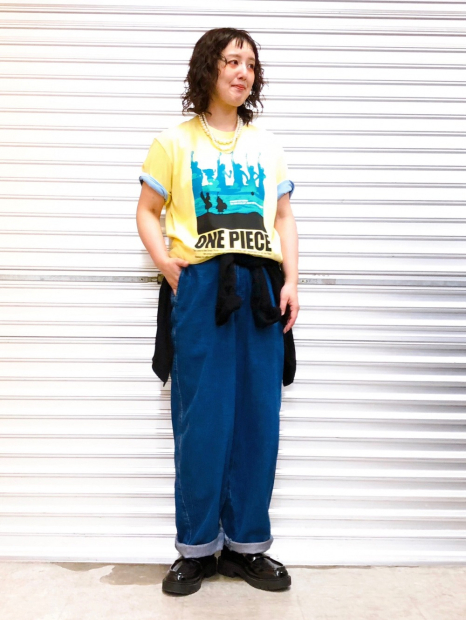 Футболка UT Archive One Piece UNIQLO с принтом 1159852416 (Желтый M)