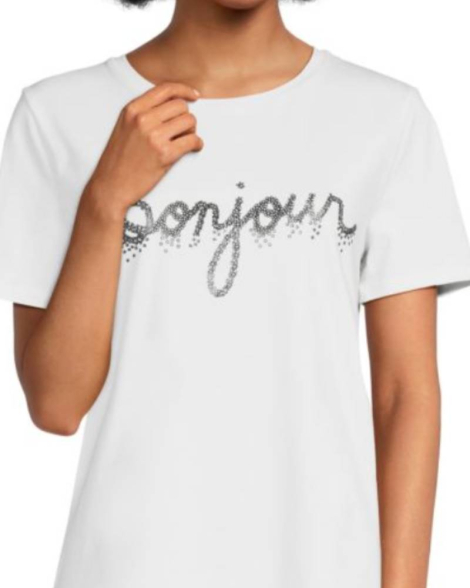 Женская футболка Karl Lagerfeld Paris 1159852437 (Белый L)