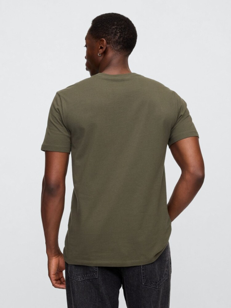 Футболка мужская GAP с логотипом 1159852550 (Зеленый XXL)