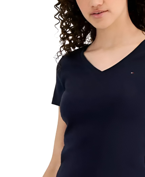 Базовая футболка Tommy Hilfiger с логотипом 1159852573 (Синий XXL)