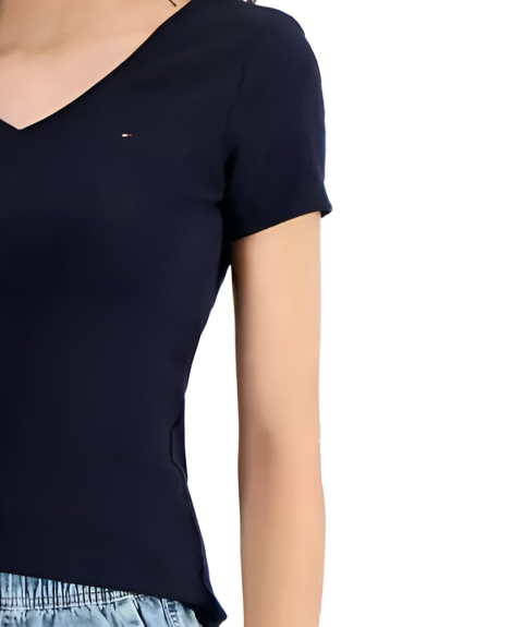 Базовая футболка Tommy Hilfiger с логотипом 1159852573 (Синий XXL)