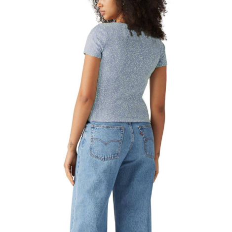 Женская футболка Levi's с принтом 1159852672 (Голубой M)